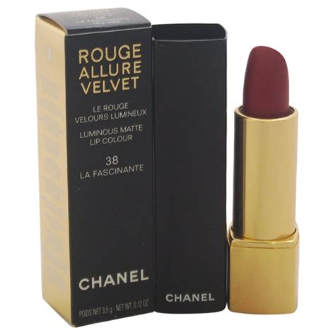 chanel rouge allure velvet no 38